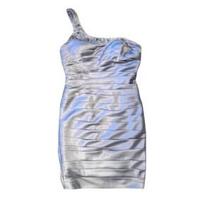 Silver Sequin Dress